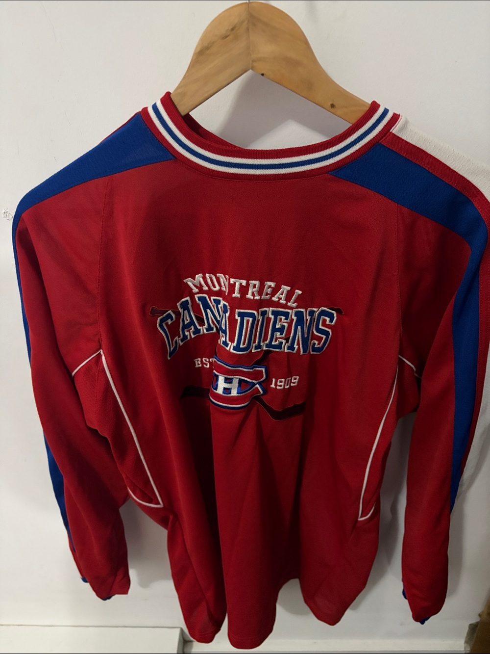 Montreal Canadiens Red Kids' Hockey Pajama Top